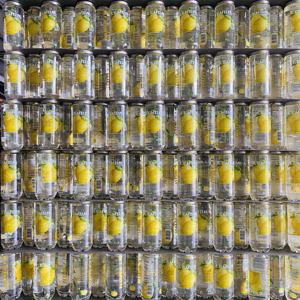 Bevande in Lattina Trasparenti in PET, Bibita Gassata al Gusto Esotico di Arancia con Sapori di Ciliegia, Limone, Pesca e Mela - Product Image 1