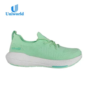 Uniworld Vietnam Fábrica Personalizado Respirável malha superior das mulheres sapatos casuais A Listagem do Novo Tênis Tênis Tênis