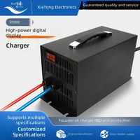 Chargeur de batterie au lithium S5000 48V haute puissance personnalisé 54.6V60A pour scooters vélo électrique moto 3300W 72V chargeur