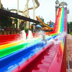 Werkspreis Lieferung Glasfaser-Rutsche und aufregender Wasserpark-Design-Konstruktion Regenbogen-Wasserrutsche zu verkaufen