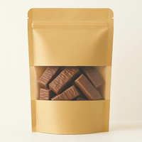 France Espagne Expédition rapide Emballage Personnalisé Sachet Bolsas Pochette Ziplock Logo Design Barres de chocolat Emballage Sacs en Mylar