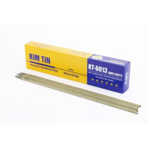 Électrode de soudage en acier doux Kim Tin E6013 2,5 mm 3,2 mm Boîte de 2 kg AC DC pour usage industriel - Product Image 2