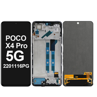 Berühren Sie tft Lcd mit Rahmen 2201116PG Poco X4Pro 5G original oled Ersatzteile Poco X4 Pro 5G Bildschirm Für Xiao mi