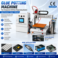 Mini Máquina Dispensadora de Pegamento AB de Dos Componentes, Totalmente Automática, Robot de Escritorio para Resina Epoxi y Silicona, para Luces LED y Placas PCB