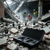 Détecteur de vie par vibration optique et acoustique, étanche IP66, système de recherche et de sauvetage pour survivants de chutes de bâtiments