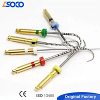 Sistema de limado dental SOCO de níquel-titanio con activación térmica y limas rotatorias