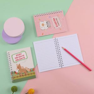 Cuaderno Promocional de Tapa Dura de Cuero, Tamaño Mini, Portátil, Páginas Interiores Personalizadas, 60 Hojas, Encuadernación Cosida, Color Personalizado para Estudiantes - Product Image 3
