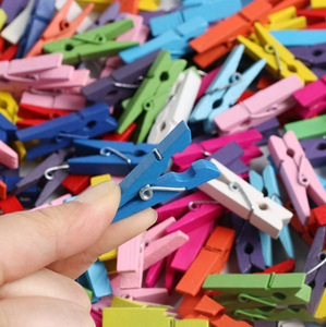 Bricolage suspendu Arts Artisanat Meubles Bambou Enfants Petit Clip <span class=keywords><strong>En</strong></span> <span class=keywords><strong>Bois</strong></span> Fait <span class=keywords><strong>À</strong></span> La Main Matériel Bonbons Couleur <span class=keywords><strong>Bois</strong></span> Pinces <span class=keywords><strong>À</strong></span> <span class=keywords><strong>Linge</strong></span> - Product Image 6