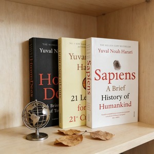 <span class=keywords><strong>Trilogie</strong></span> <span class=keywords><strong>Sapiens</strong></span> : Série complète de 3 livres de Yuval Noah Harari. Classiques définitifs de sciences sociales les plus vendus au monde - Product Image 4