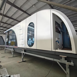 Casa de contenedores de acero verde ecológico Prefab Modular Floating Resort Pods Nuevo diseño para dormitorio de hotel Villa impermeable - Product Image 6