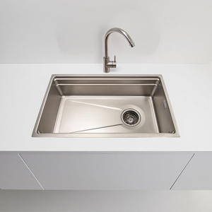 Lavabo à cuvette unique <span class=keywords><strong>Lave</strong></span> <span class=keywords><strong>Main</strong></span> Steels Tarja Evier avec fonction sans robinet à un trou - Product Image 2