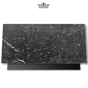 goldtop OEM/ODM Marmol Black Marble Fossil Stone Ocean Jura Marble Slabs For Floor Design