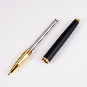 고급 금속 볼펜 세트 골드 트림 사용자 정의 로고 판촉 선물 1.0mm 쓰기 폭 - Product Image 3
