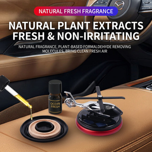 Diffuseur de parfum moderne pour tableau de bord de voiture, en forme d'hélicoptère, à fixation sur grille d'aération, à évaporation naturelle, en plastique - Product Image 5