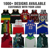 Camiseta de Baloncesto Personalizada con Diseño Polinesio Rasta Maori One Love, Uniforme Juvenil de Baloncesto Sublimado, Jersey de Baloncesto Aotearoa