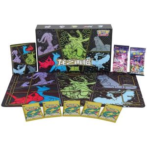 En stock – Boîte cadeau originale TCG <span class=keywords><strong>Dragon</strong></span> Rebirth Advance en chinois simplifié – Rayquaza, Lillie, Ultra Necrozma – Cartes à collectionner Pokémon - Product Image 5