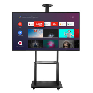 JH-1700 Supporto <span class=keywords><strong>TV</strong></span> LED LCD Multifunzionale <span class=keywords><strong>in</strong></span> Acciaio di Alta Qualità, Carrello Mobile per <span class=keywords><strong>TV</strong></span> <span class=keywords><strong>32</strong></span>-65 <span class=keywords><strong>Pollici</strong></span>, Staffa Girevole - Product Image 1