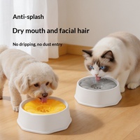 Gamelle flottante populaire en PP anti-éclaboussures pour animaux de compagnie, distributeur suspendu pour chats et chiens, usage quotidien