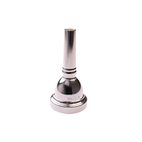 6 1/2 AL Pure Copper Silver-plated Wind Instrument Mouthpiece Euphonium Mouthpiece for Musical Instrument Accessories