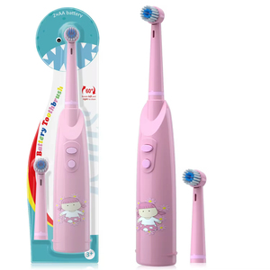 Cepillo de <span class=keywords><strong>dientes</strong></span> eléctrico sónico para niños, cepillo de <span class=keywords><strong>dientes</strong></span> giratorio, tipo de batería IPX5, resistente al <span class=keywords><strong>agua</strong></span>, blanqueamiento dental de dibujos animados, cerdas suaves para niños - Product Image 2