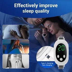 Dispositif anti-anxiété portable, montre à micro-courant pulsé basse fréquence, aide au sommeil pour l'insomnie et le soulagement du stress - Product Image 4