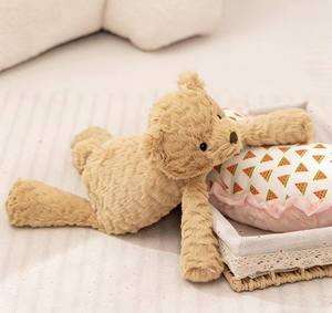 Peluche Animale Divertente Transfrontaliero: Gatto Arancione, Cucciolo, Volpe, Elefante, Agnello in Cotone PP Super Morbido e Pesante, Calmante per Bambini - Product Image 5