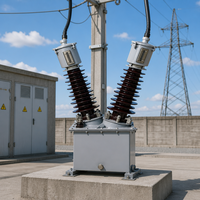 Transformateur de distribution de puissance immergé dans l'huile, faible perte à vide pour la conversion de tension des réseaux électriques industriels