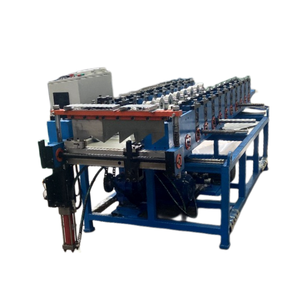 آلة جديدة لتشكيل ألواح الأسقف ذات الحواف الثابتة مع محرك تروس ومضخة ومحامل، ماكينة لصنع البلاط من الصفائح الفولاذية الملونة لتشكيل ألواح الأسقف - Product Image 2