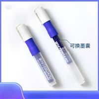 Marqueur effaçable à sec réutilisable non toxique stylo tableau blanc rechargeable à l'encre en plastique noir et rouge pour l'école et le bureau