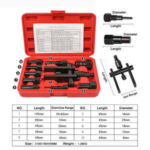 Juego de 10 extractores de rodamientos internos, kit separador de rodamientos y sellos, herramienta de extracción - Product Image 2