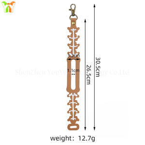 迅速発送 PUレザー ケンダマホルダー アウトドアアクセサリー 日本製 レザーソードカバー 高級 コンパクト ケンダマスリーブ - Product Image 2