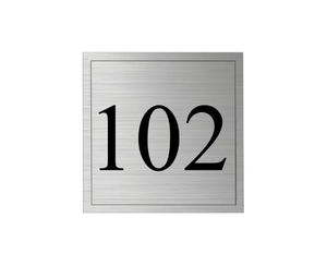 Tùy chỉnh thép không gỉ Bảng số dấu hiệu với đứng cho nhà hàng và thanh giao thông hiển thị dấu hiệu - Product Image 5