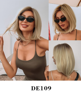 Ainizi, Novedades de Agosto de <span class=keywords><strong>2022</strong></span>, Pelucas Cortas de Cabello Sintético para Uso Diario, para Mujeres Blancas - Product Image 6