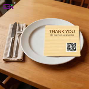 بطاقة شكر مخصصة للأعمال الصغيرة، طباعة بطاقات هدايا مقاومة للماء - Product Image 6