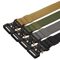 Sabuk Taktis Universal Nylon Berkualitas Tinggi untuk Luar Ruangan, Tugas Berat, Dapat Disesuaikan, Lepas Cepat, Perlengkapan Pertahanan Diri
