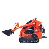 Mini Track Skid Steer Loader Diesel Crawler Cina dengan Mesin Epa dan Perlengkapan Track