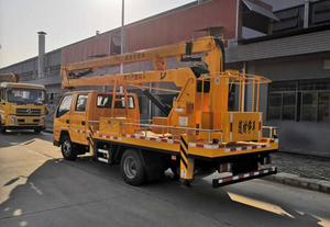 Camión con Plataforma Elevadora Telescópica de <span class=keywords><strong>14</strong></span> y 16 m, Chasis JMC Comercial Ligero, Doble Cabina, Conveniente para el Servicio Municipal Diario en Sudamérica - Product Image 4