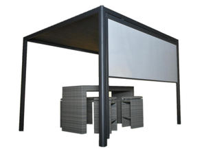 Sunawning Pergola Tuinhuisje Outdoor Waterdicht, Pergola Gemotoriseerde Louvre Waterdicht, Pergola Intrekbare Schaduw - Product Image 5