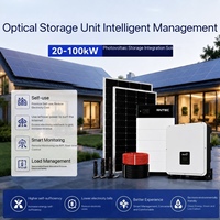 Système d'intégration de stockage photovoltaïque domestique 20-100 kW, batterie au plomb 5 kW, gestion intelligente de l'énergie, utilisation autonome, exportation sur le réseau, application mobile