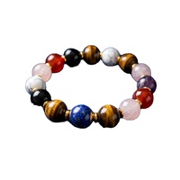 Perles intelligentes RFID NFC en pierre naturelle, cœur en argent S925/plaqué or, perles NFC en vrac en gros