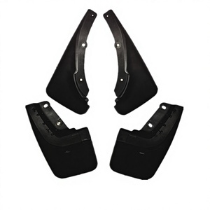 FOR Toyota Corolla AE90 Mud Flaps 1989-1993 Black <b>Plastic</b> Tire Mudguards For Sedan Manual Transmission - Product Image 3