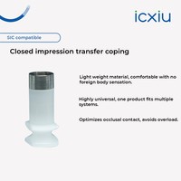 SIC Prix bas : Abutment d'implant dentaire en titane à plateau ouvert pour transfert, Multi-unité, Coping d'empreinte à transfert ouvert et fermé