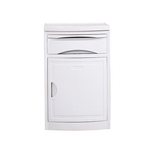 طاولة خزانة طبية متنقلة من البلاستيك <span class=keywords><strong>ABS</strong></span> بتصميم حديث ، طاولة رخيصة الثمن للمستشفى بجانب خزانة لأثاث العيادات - Product Image 3