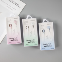 Earphone Musik Berkabel Fresh Fashion KIKI-420 Dengan Mikrofon untuk Semua Perangkat Tipe-C, Headphone Tipe C untuk Anak Perempuan dan iPhone 15