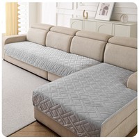 Coussin de canapé pour animaux de compagnie exclusif transfrontalier à ultrasons, antidérapant, en peluche, rembourré en coton PP, résistant aux chats, style minimaliste, tapis rectangulaire