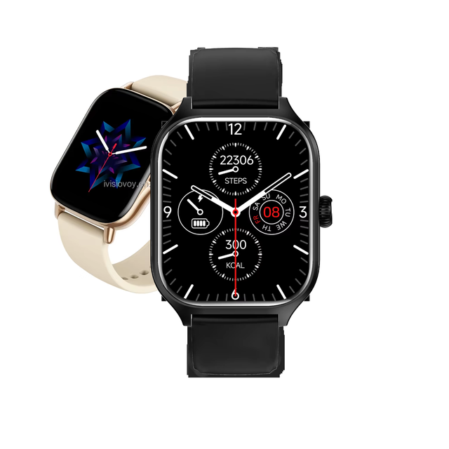 BT Multi-Sports Fitness Smart Watch Health Tracking Calorie Consumption Monitor Square Shape High Quality Smartwatch