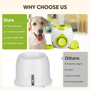 Lanciatore di Palline per Cani con Premio Alimentare, Nuova Macchina Lanciapalline da Tennis Interattiva per Animali Domestici - Product Image 5