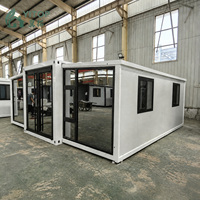 Maisonnette préfabriquée modulaire portable de 20 pieds, conteneur de transport japonais, bureau, cabine, maison