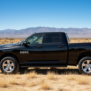 Estribos Laterales Negros de 6 Pulgadas para Dodge Ram 1500 2500 3500 Crew Cab, Juego Completo de Estribos de Aleación de Aluminio - Product Image 2