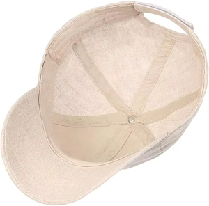 Gorra de Béisbol de Algodón Lisa Color Caqui, Estilo Deportivo Urbano con Visera Curva para Primavera/Verano, Protección Solar para Exteriores - Product Image 3